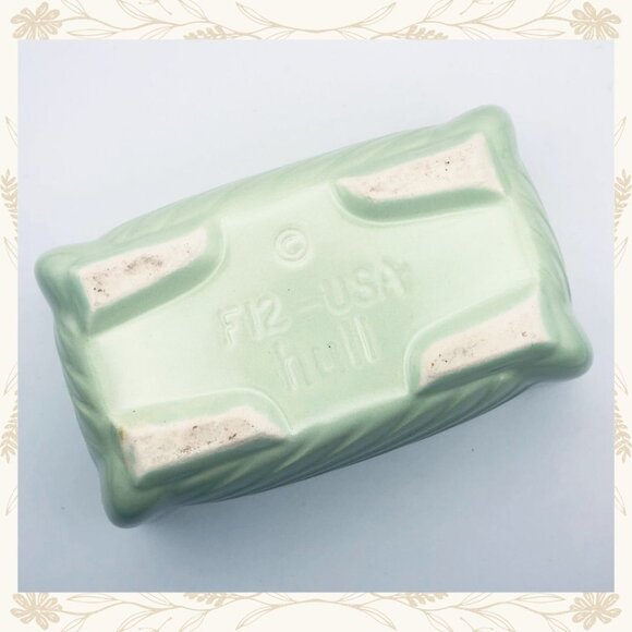 Vintage Hull Pottery Planter – Mint Green F12-USA - Picture 3 of 3